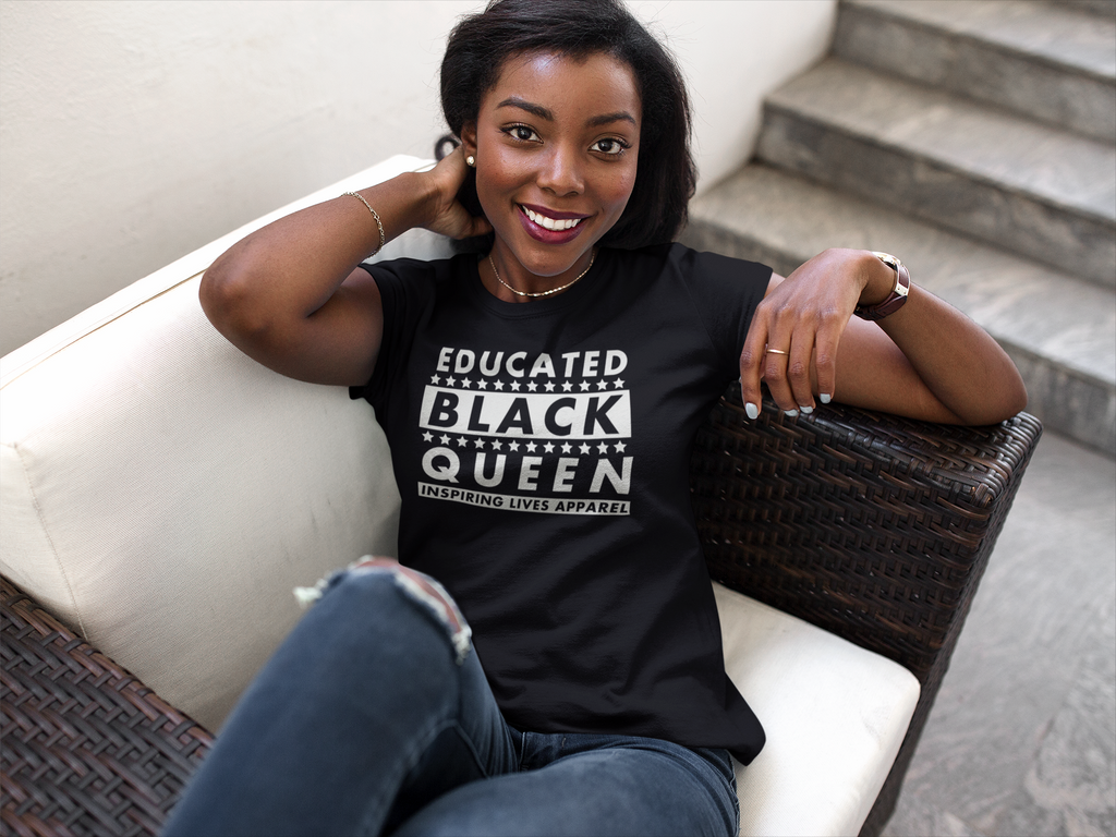 EDUCATED BLACK QUEEN WOMAN'S TEE